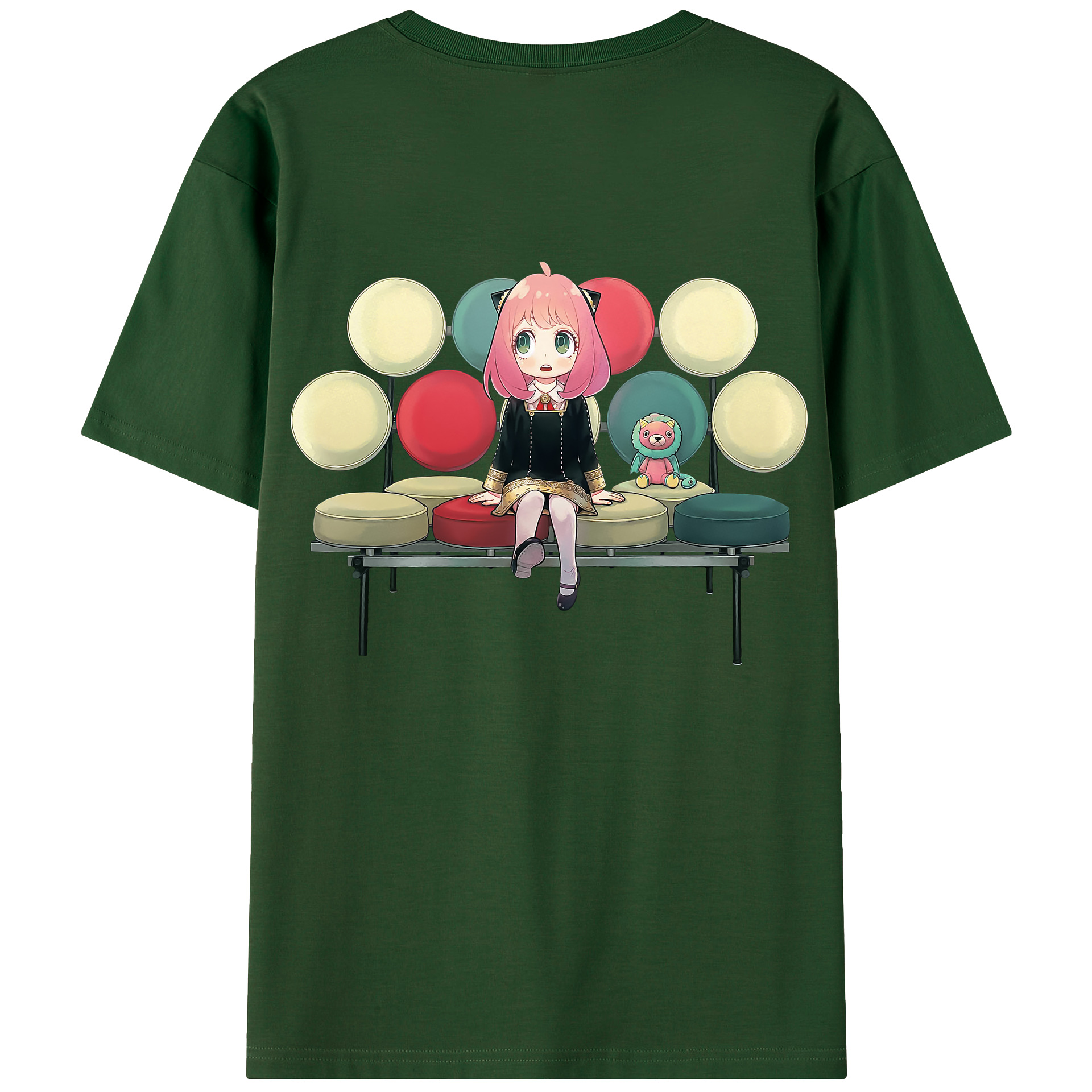 （画像用） SPY×FAMILY间谍家家酒 綿100％半袖Tシャツ（背面プリント）